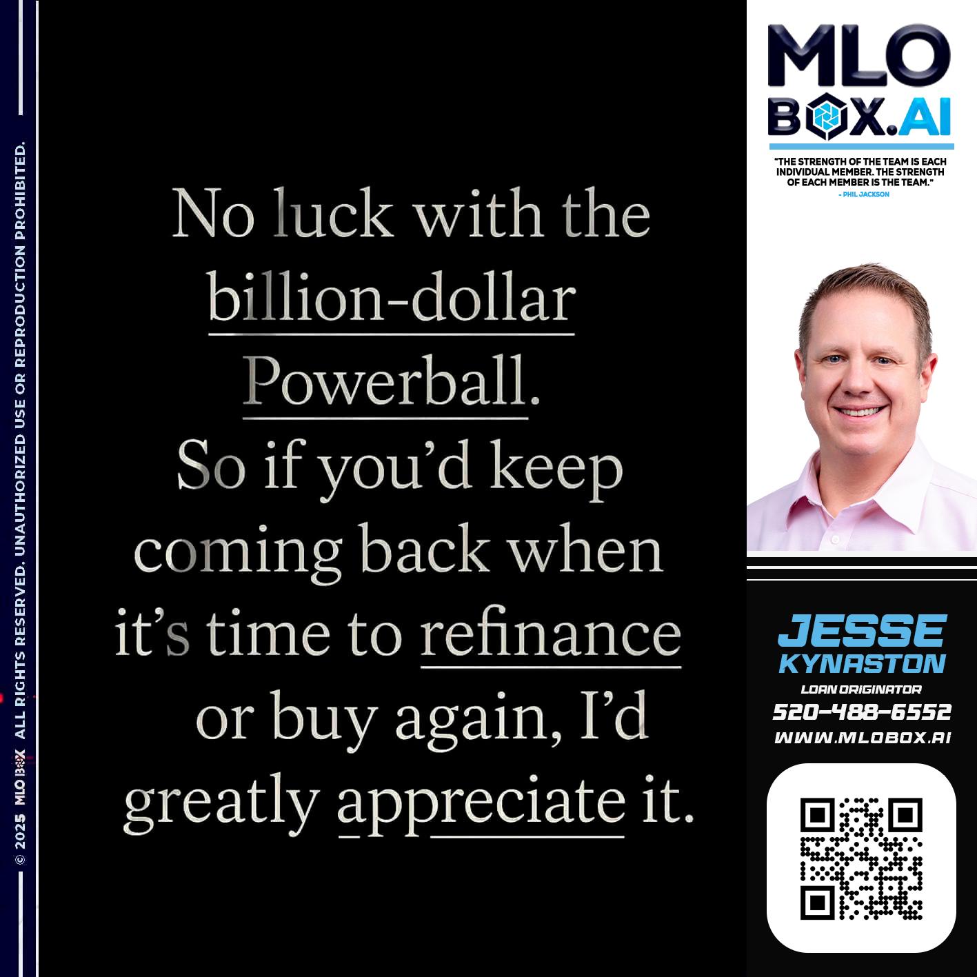 NO LUCK - Jesse Kynaston -Loan Originator