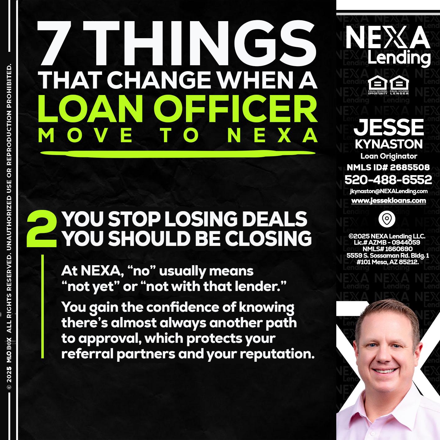 7 THINGS (2) - Jesse Kynaston -Loan Originator