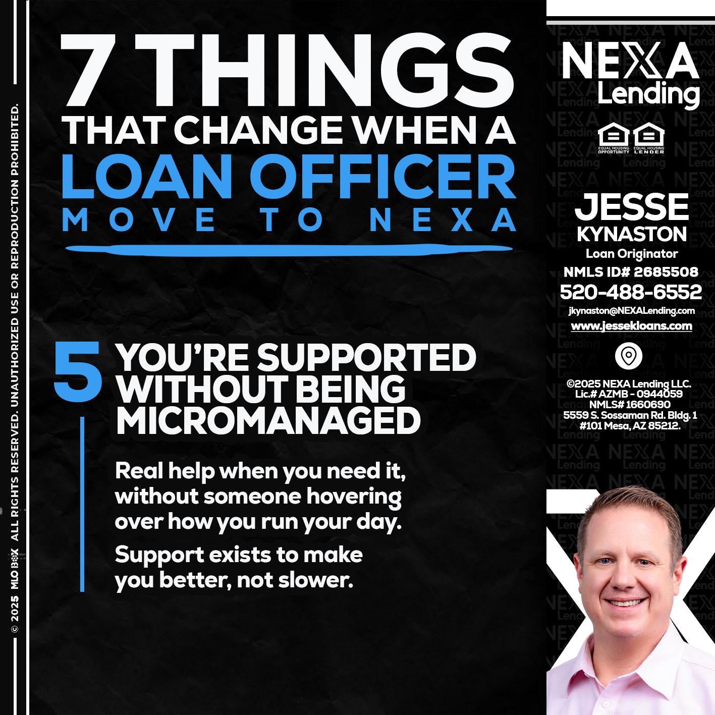 7 THINGS (5) - Jesse Kynaston -Loan Originator