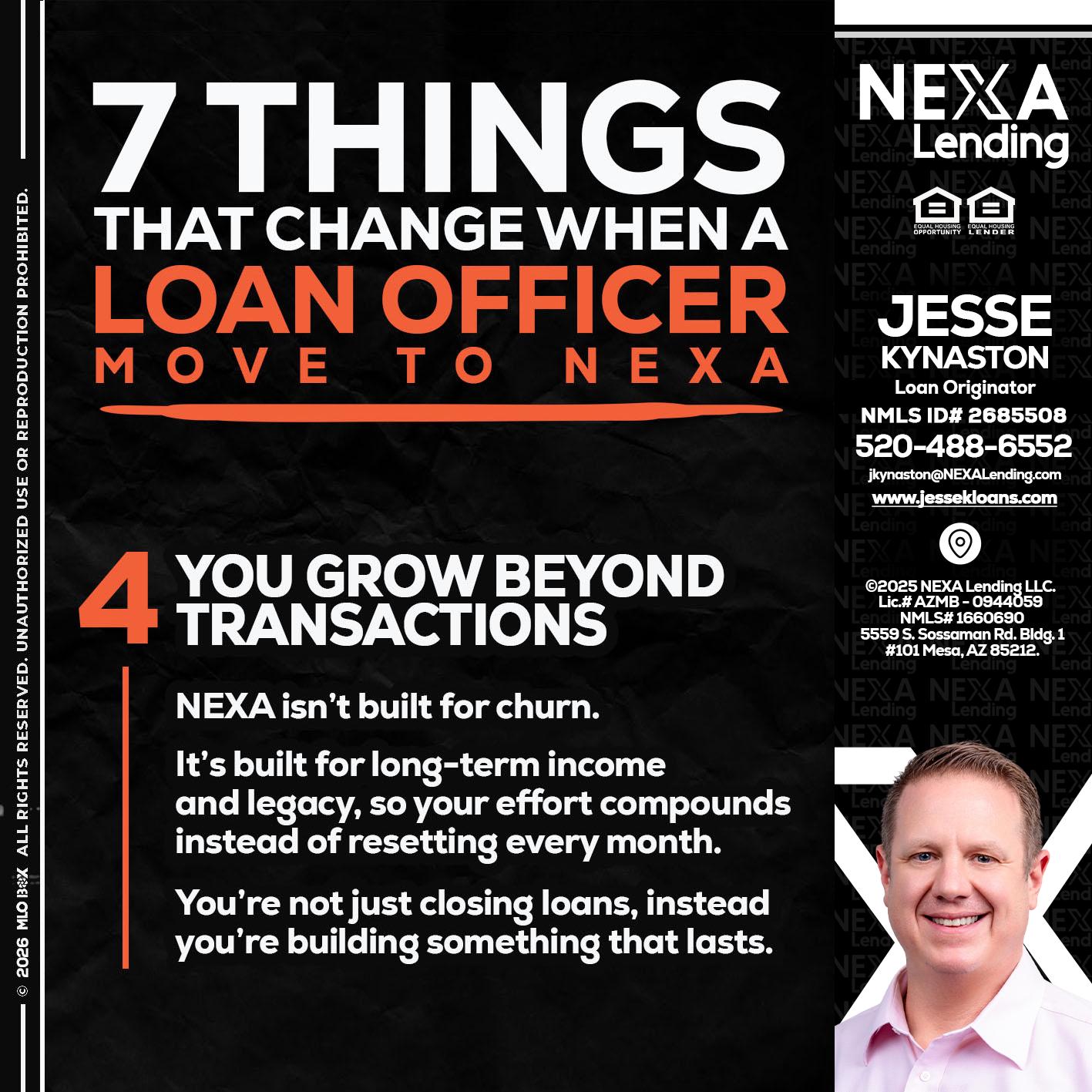 7 THINGS (4) - Jesse Kynaston -Loan Originator