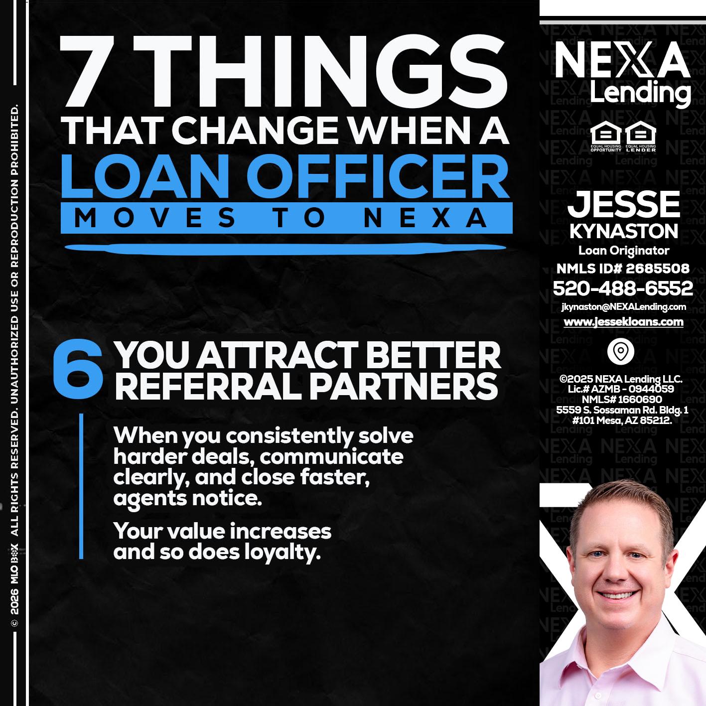 7 THINGS (6) - Jesse Kynaston -Loan Originator