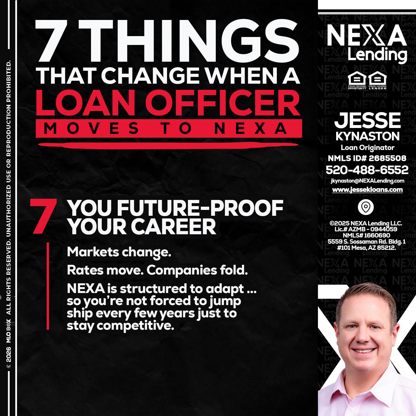 7 THINGS (7) - Jesse Kynaston -Loan Originator