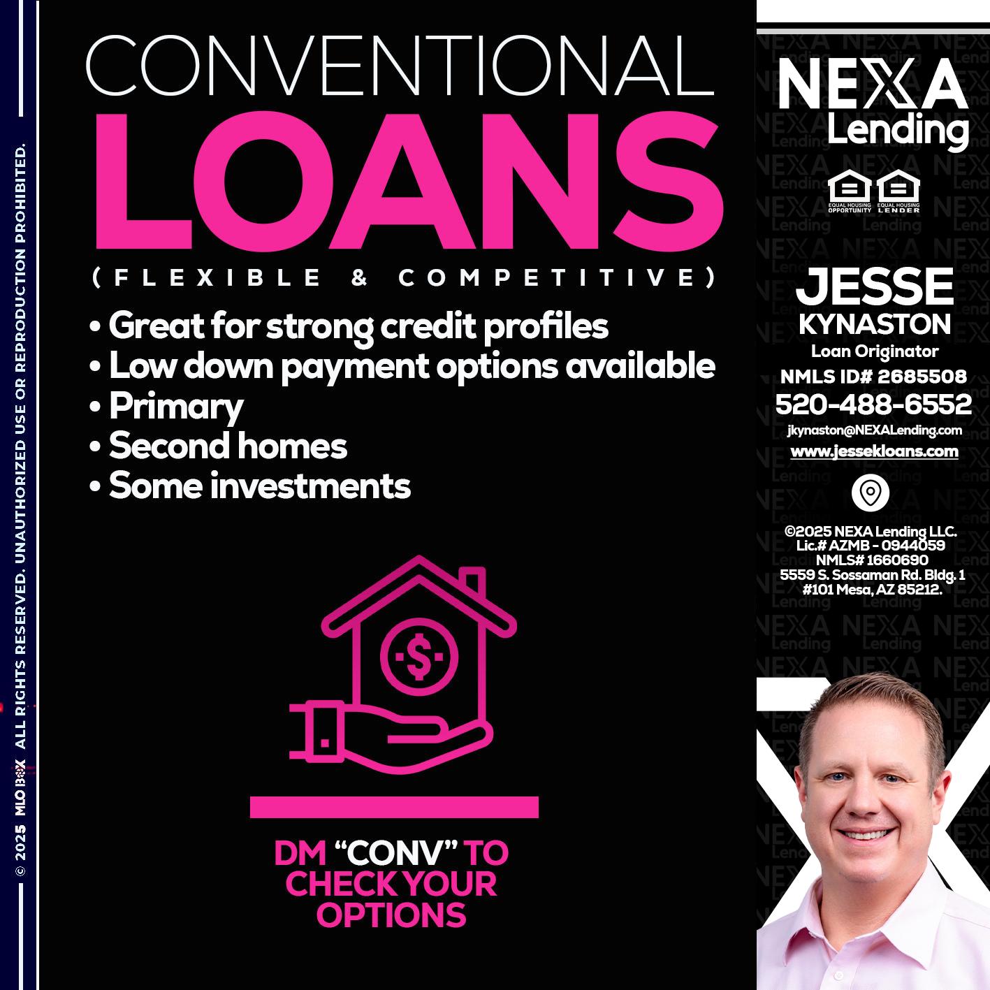 CONVENTIONAL LOANS - Jesse Kynaston -Loan Originator