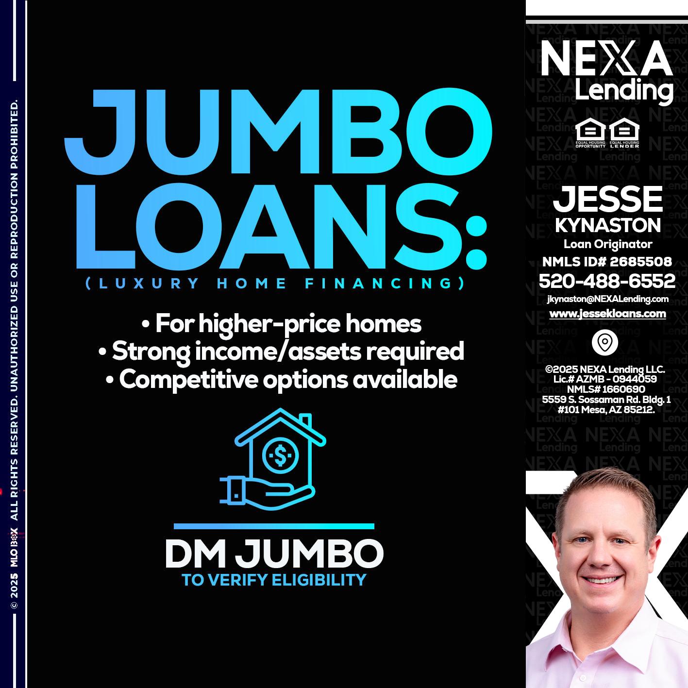 JUMBO LOANS - Jesse Kynaston -Loan Originator