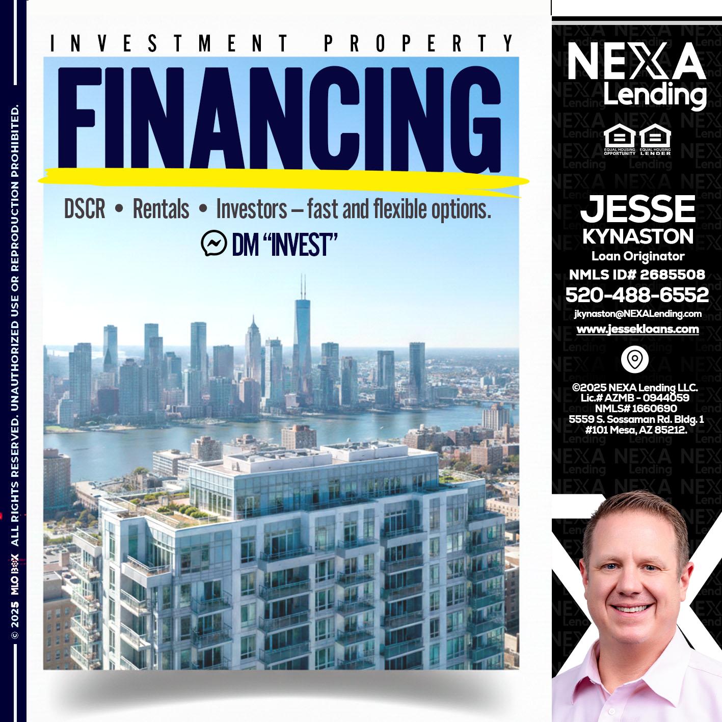 FINANCING - Jesse Kynaston -Loan Originator