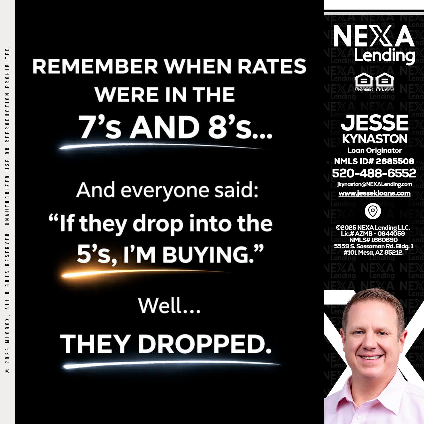 REMEMBER WHEN - Jesse Kynaston -Loan Originator