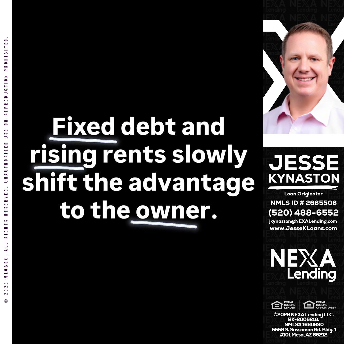 FIXED DEBT - Jesse Kynaston -Loan Originator
