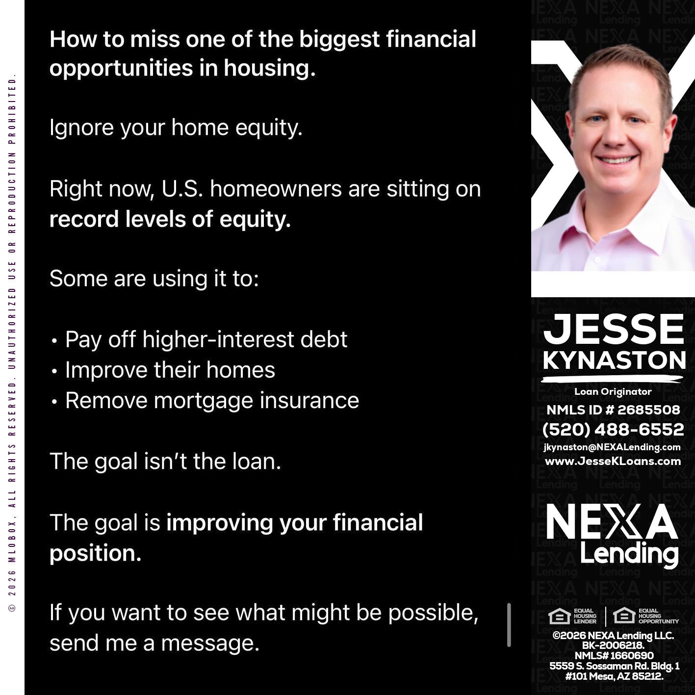 how to miss - Jesse Kynaston -Loan Originator