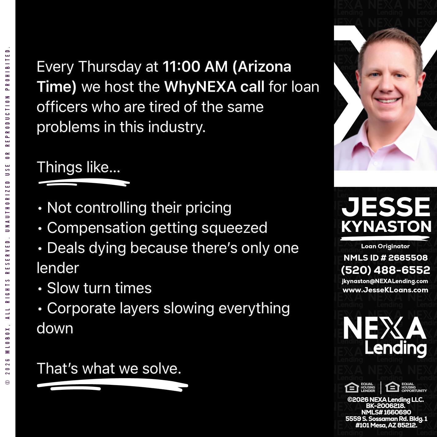 WHY NEXA - Jesse Kynaston -Loan Originator