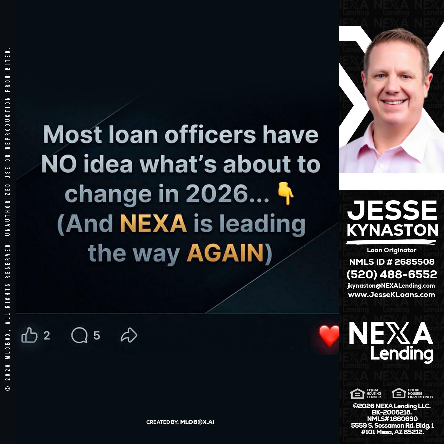 most loan officers - Jesse Kynaston -Loan Originator