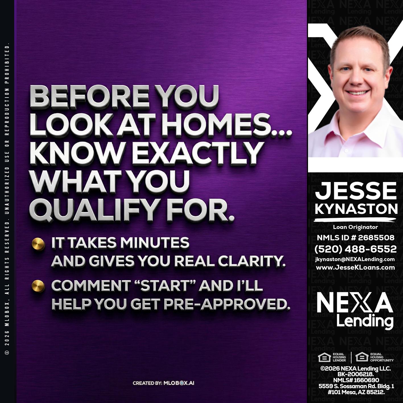 BEFORE YOU - Jesse Kynaston -Loan Originator