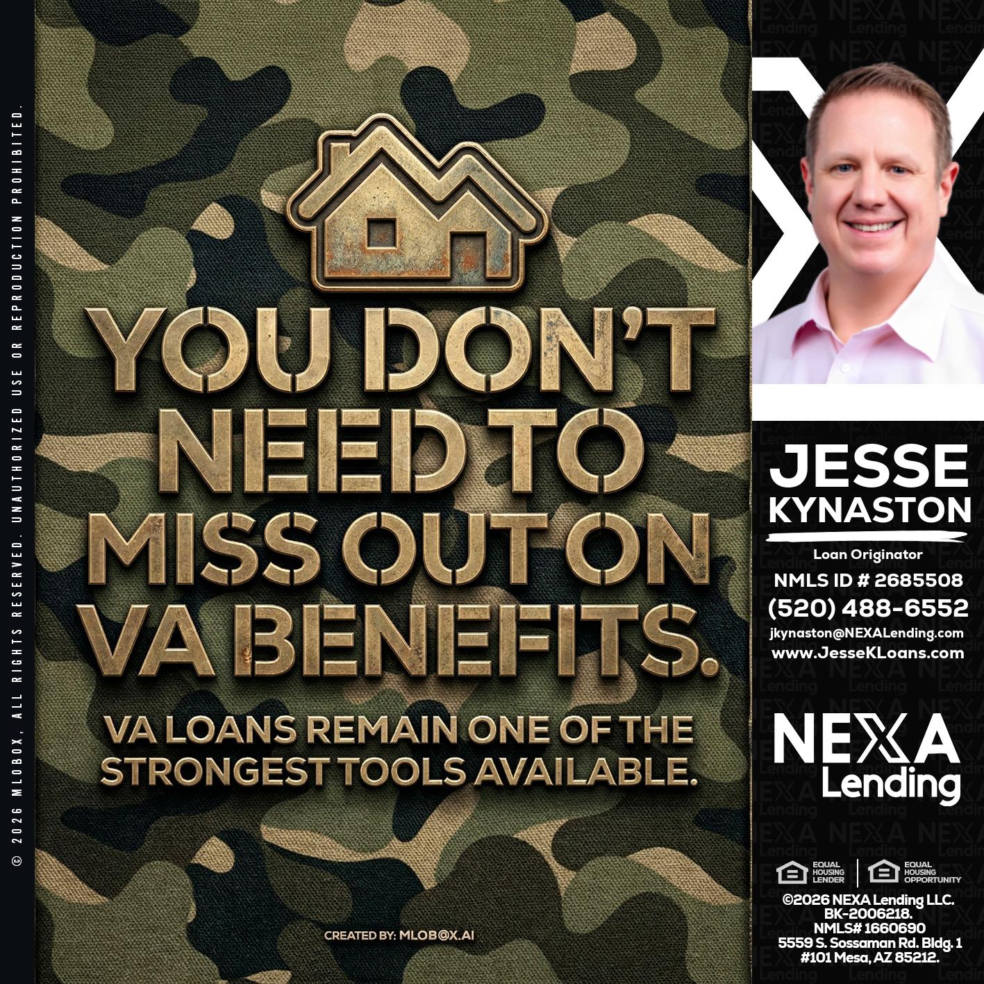 you don't need - Jesse Kynaston -Loan Originator