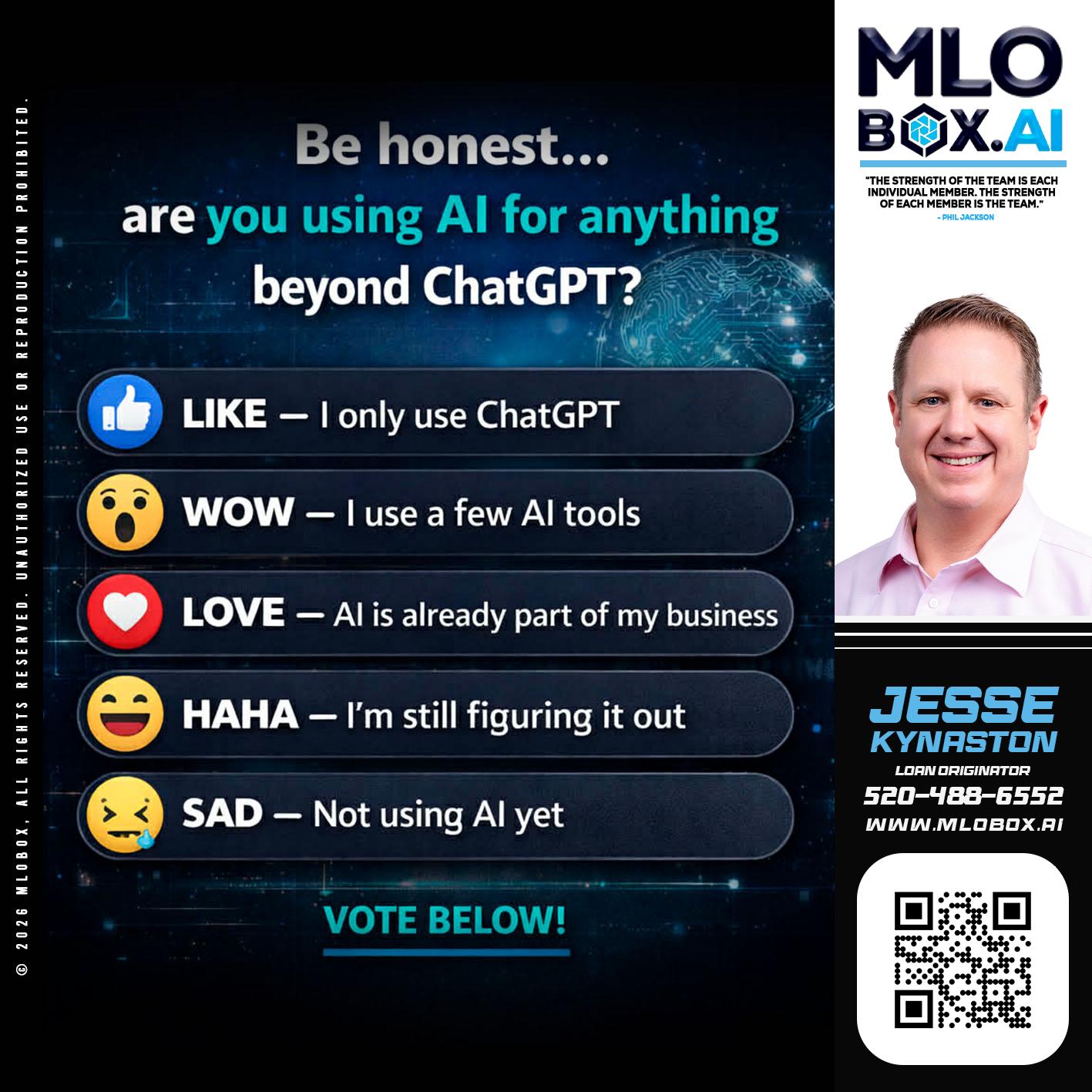 BE HONEST - Jesse Kynaston -Loan Originator