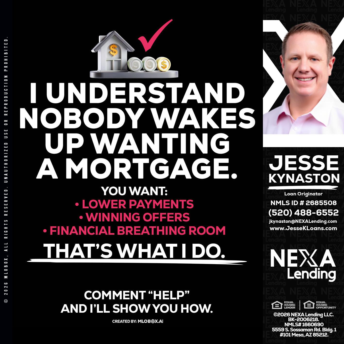 I UNDERSTAND - Jesse Kynaston -Loan Originator