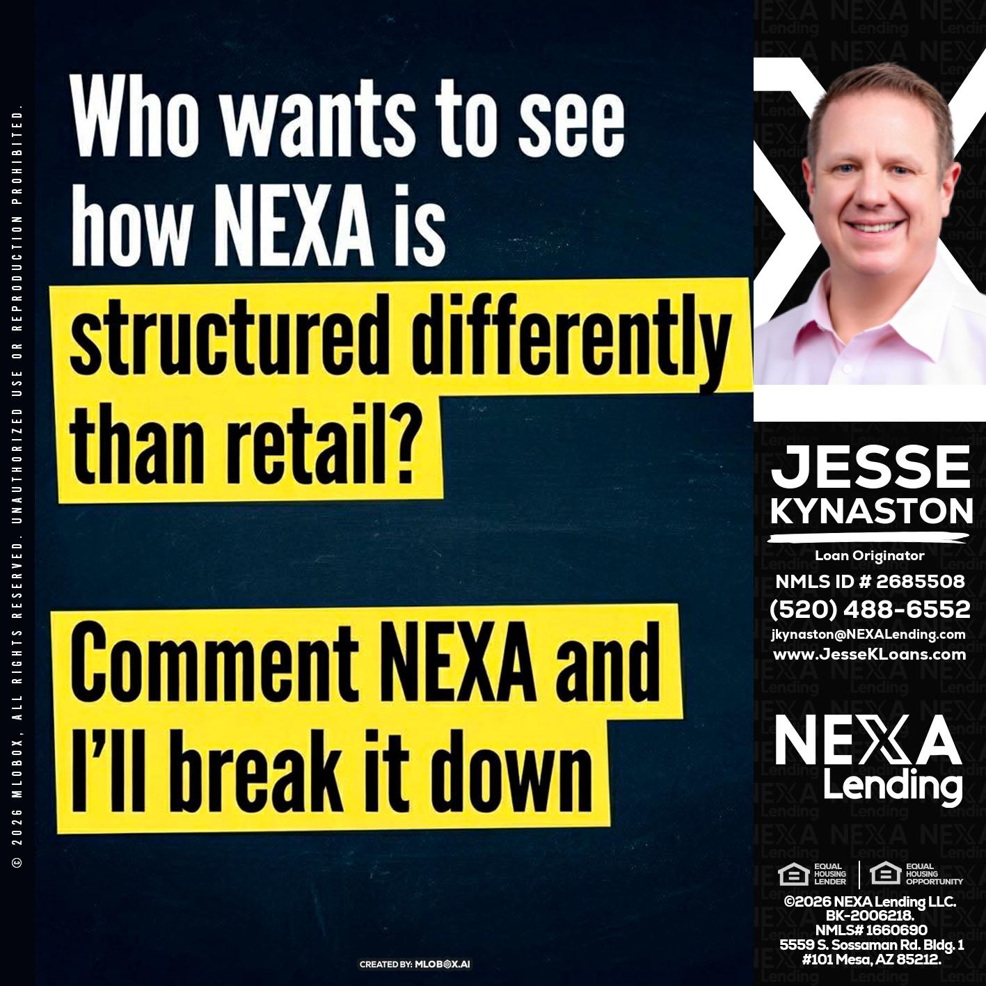 who want to see - Jesse Kynaston -Loan Originator