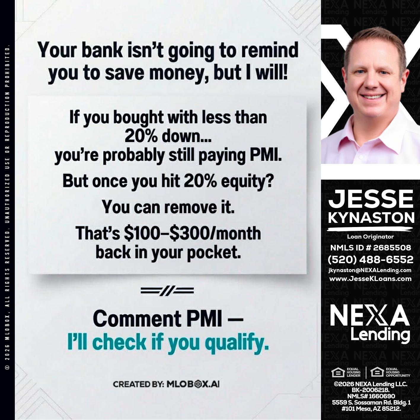 YOUR BANK ISNT - Jesse Kynaston -Loan Originator
