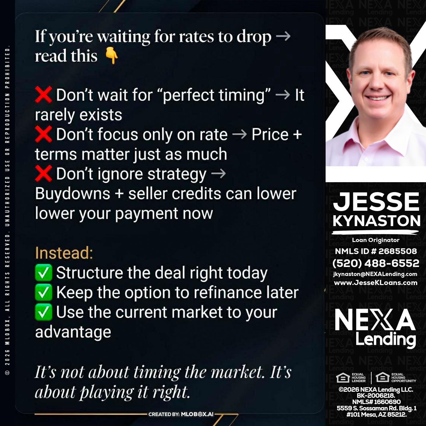 IF YOU ARE - Jesse Kynaston -Loan Originator