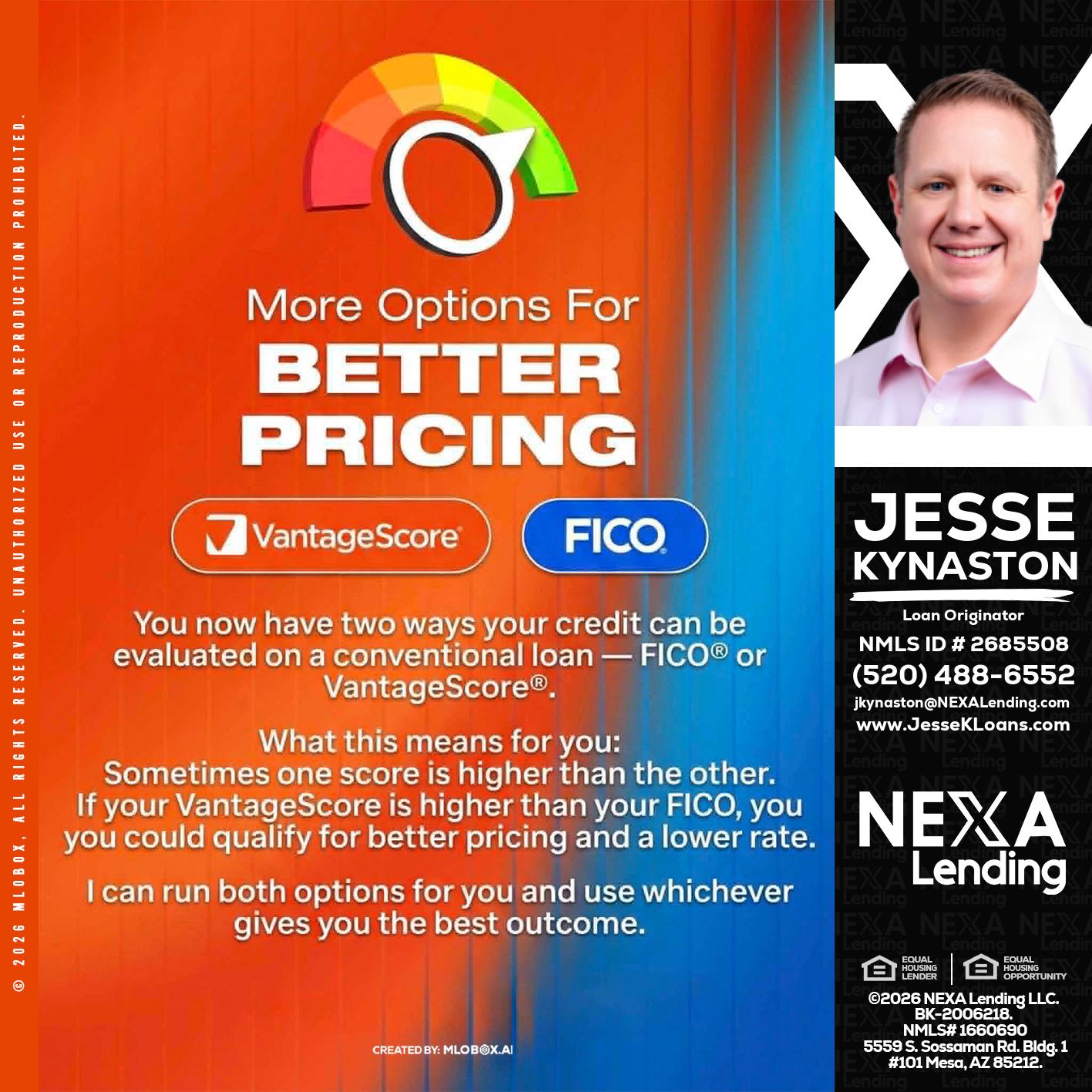 BETTER PRICING - Jesse Kynaston -Loan Originator