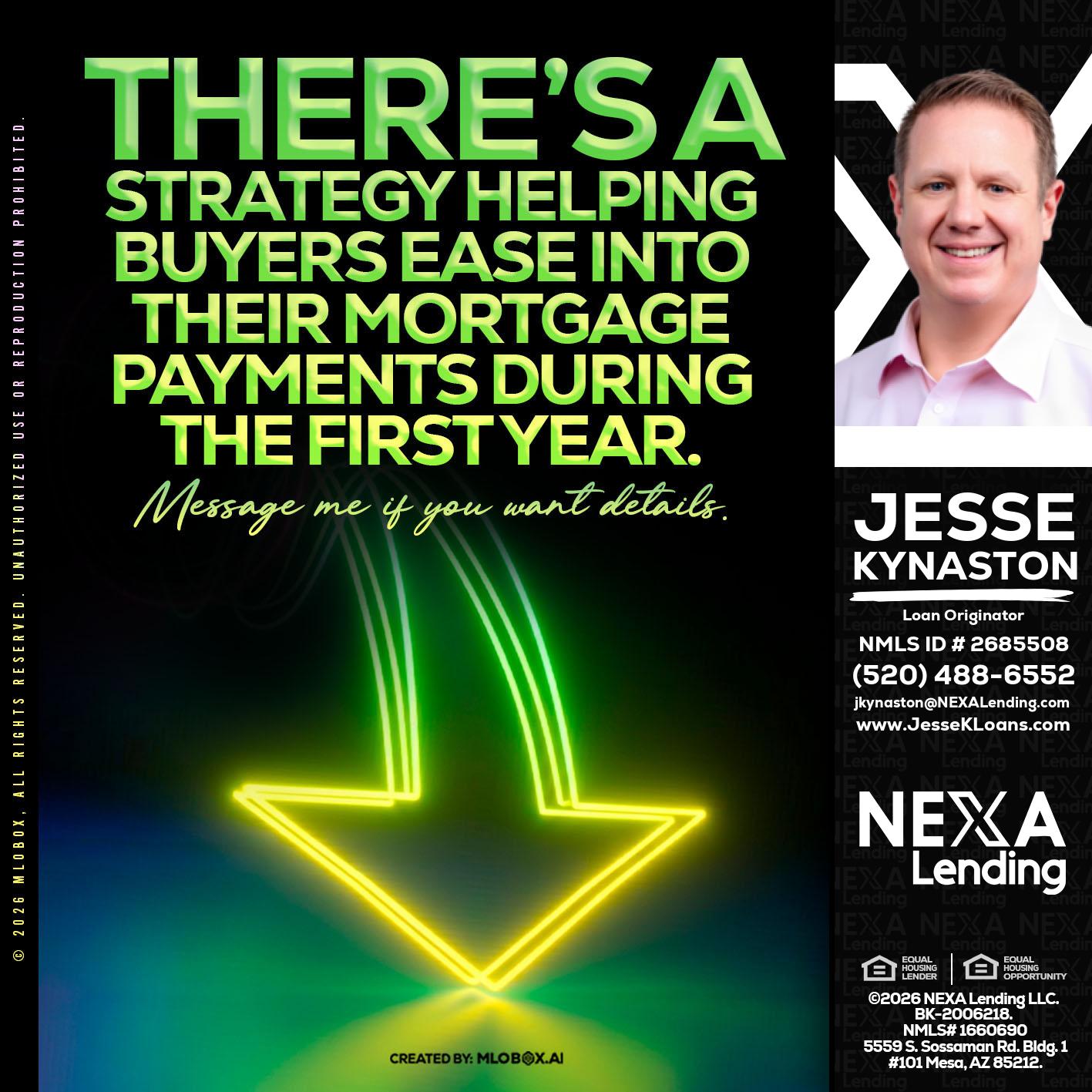 THERES A STATEGY - Jesse Kynaston -Loan Originator