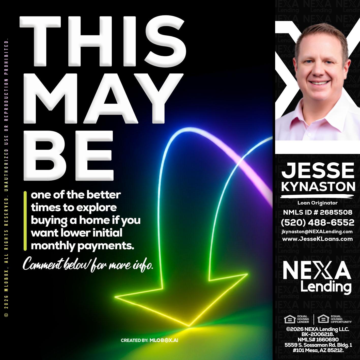 THIS MAY BE - Jesse Kynaston -Loan Originator