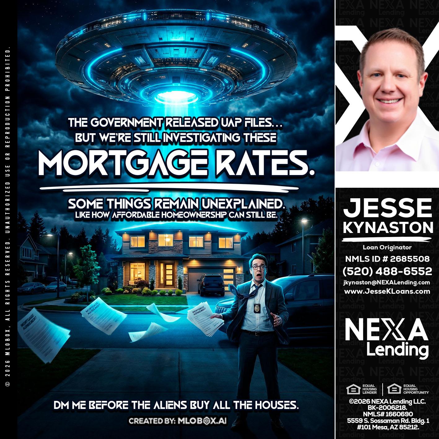 MORTGAGE RATES - Jesse Kynaston -Loan Originator