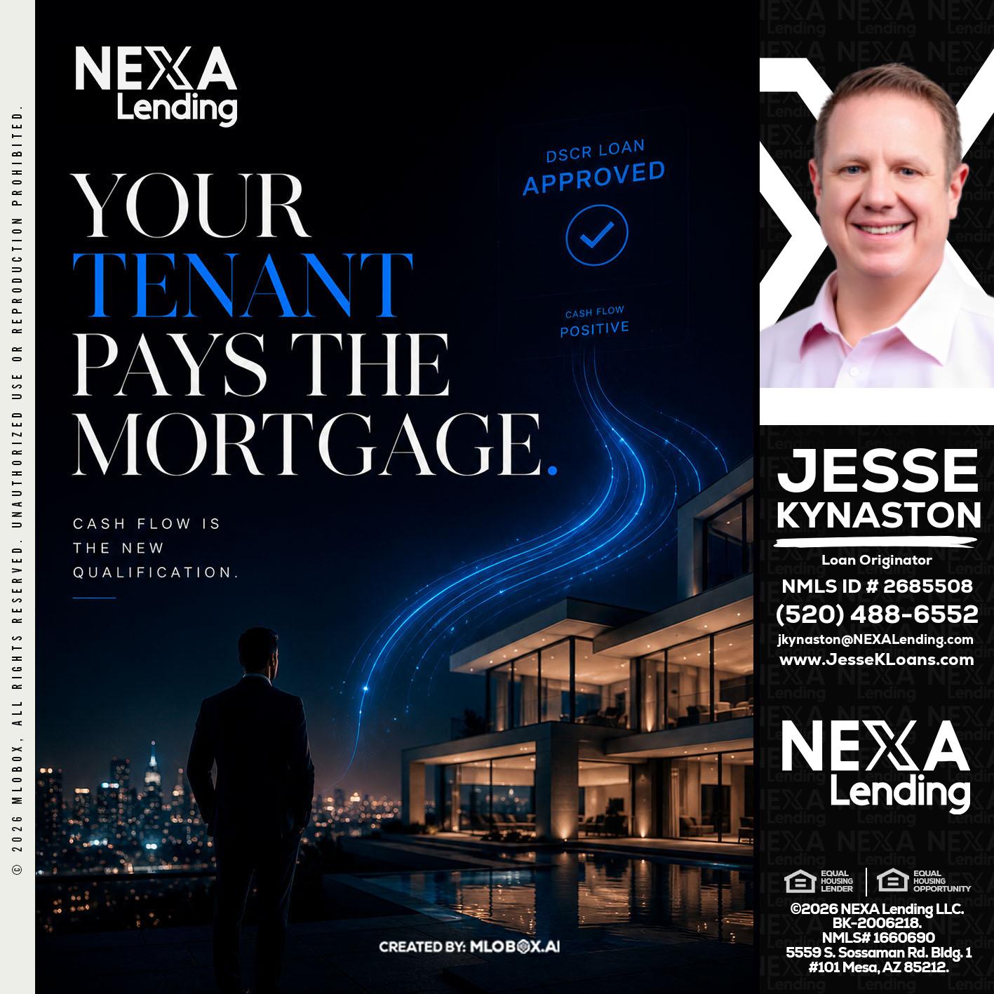 DSCR LOANS - Jesse Kynaston -Loan Originator