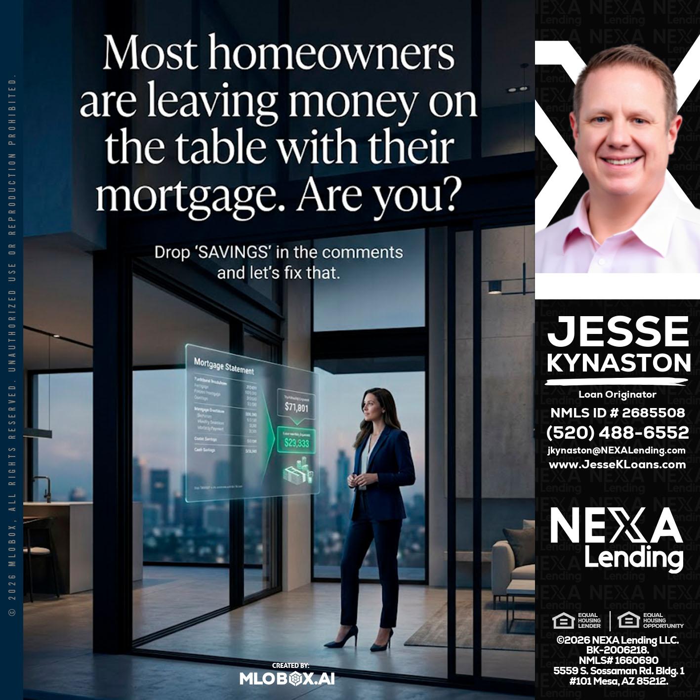 MOST OWNERS - Jesse Kynaston -Loan Originator