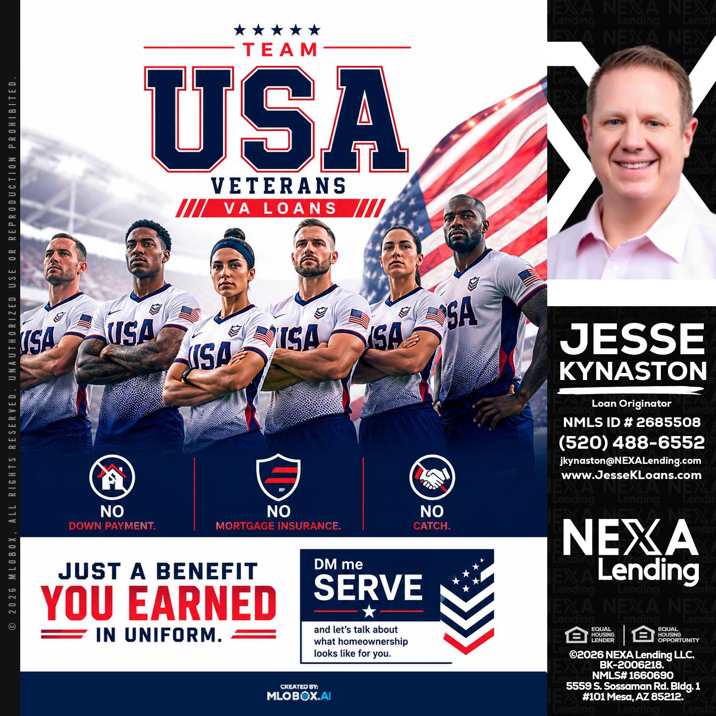 USA TEAM - Jesse Kynaston -Loan Originator