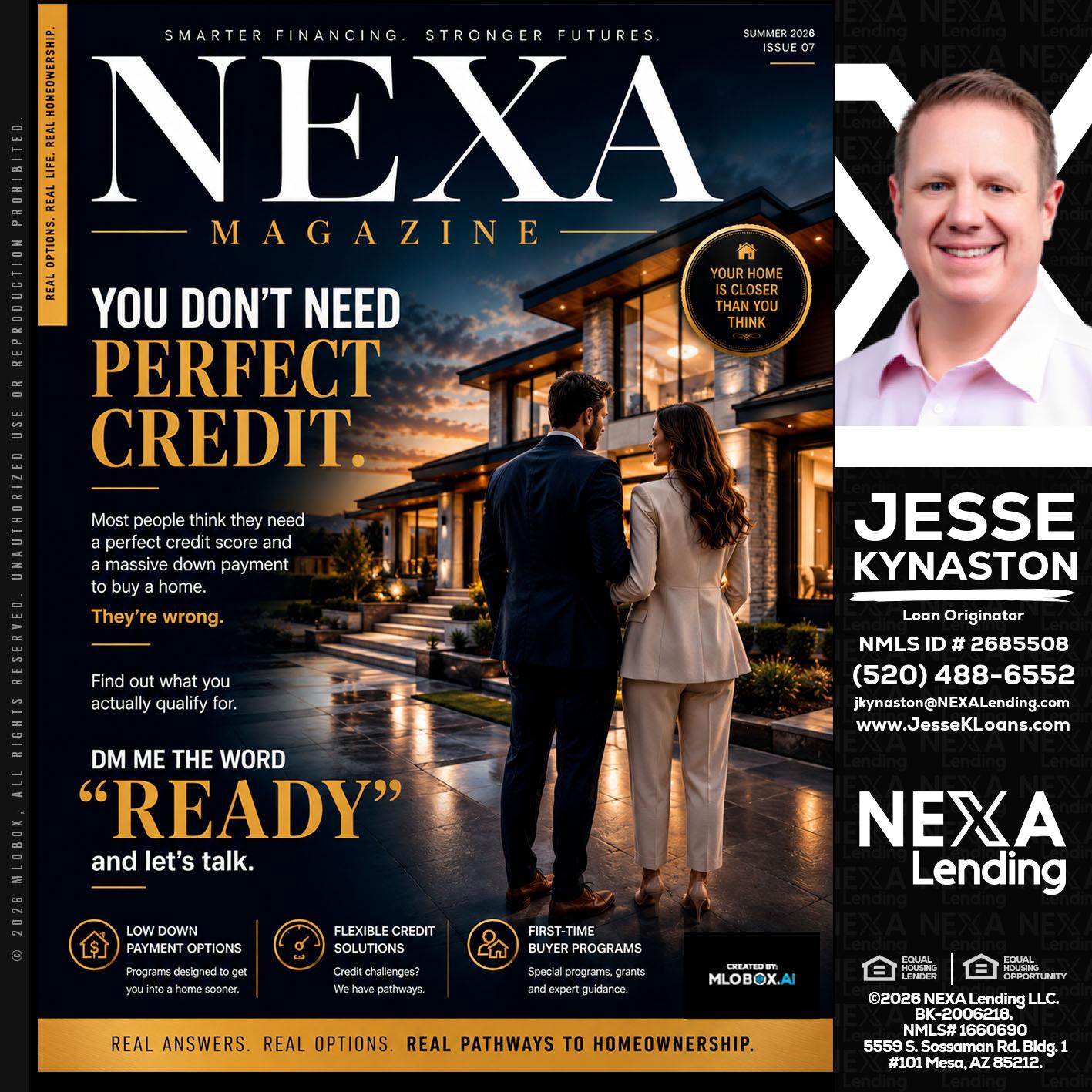 NEXA MAGAZINE - Jesse Kynaston -Loan Originator