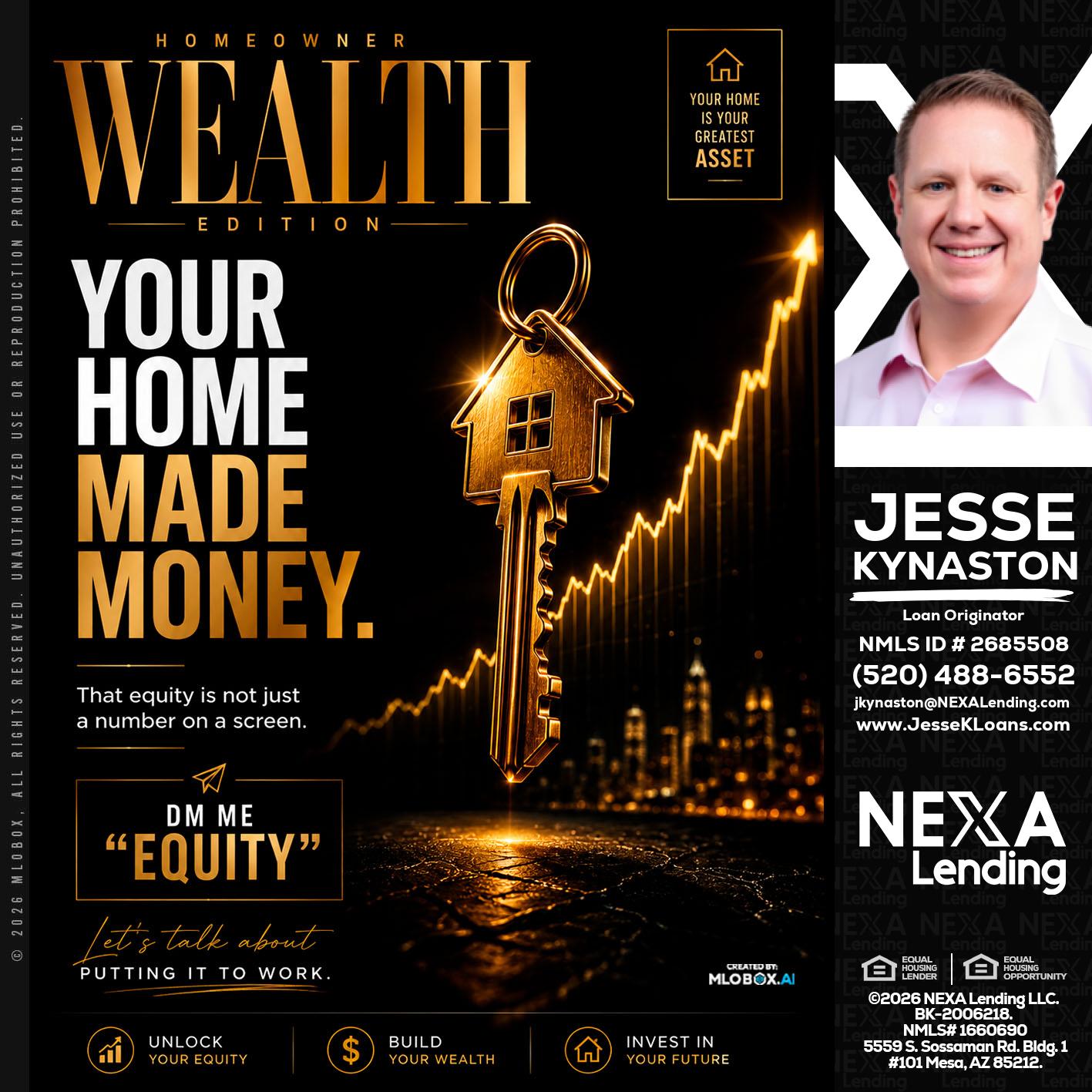 YOUR HOME MADE - Jesse Kynaston -Loan Originator