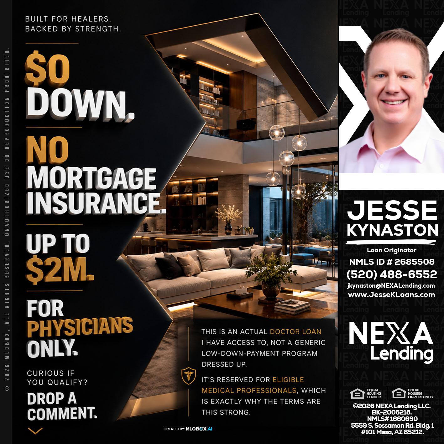 $0 DOWN - Jesse Kynaston -Loan Originator