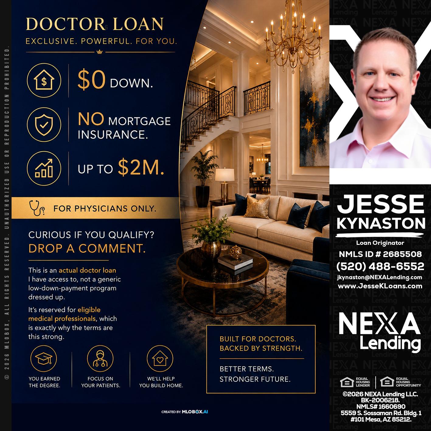 DOCTOR LOANS - Jesse Kynaston -Loan Originator