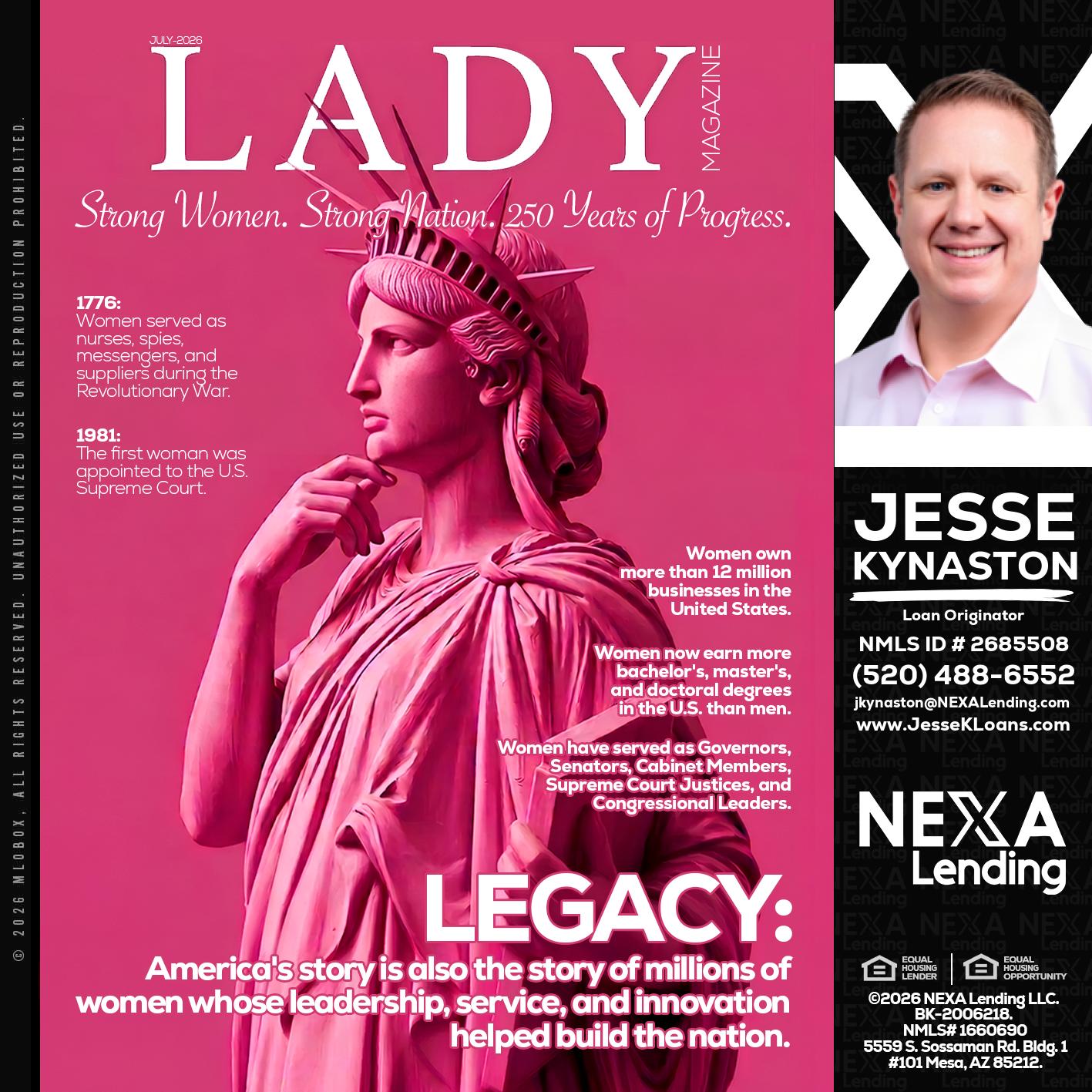 LADY LIBERTY! - Jesse Kynaston -Loan Originator