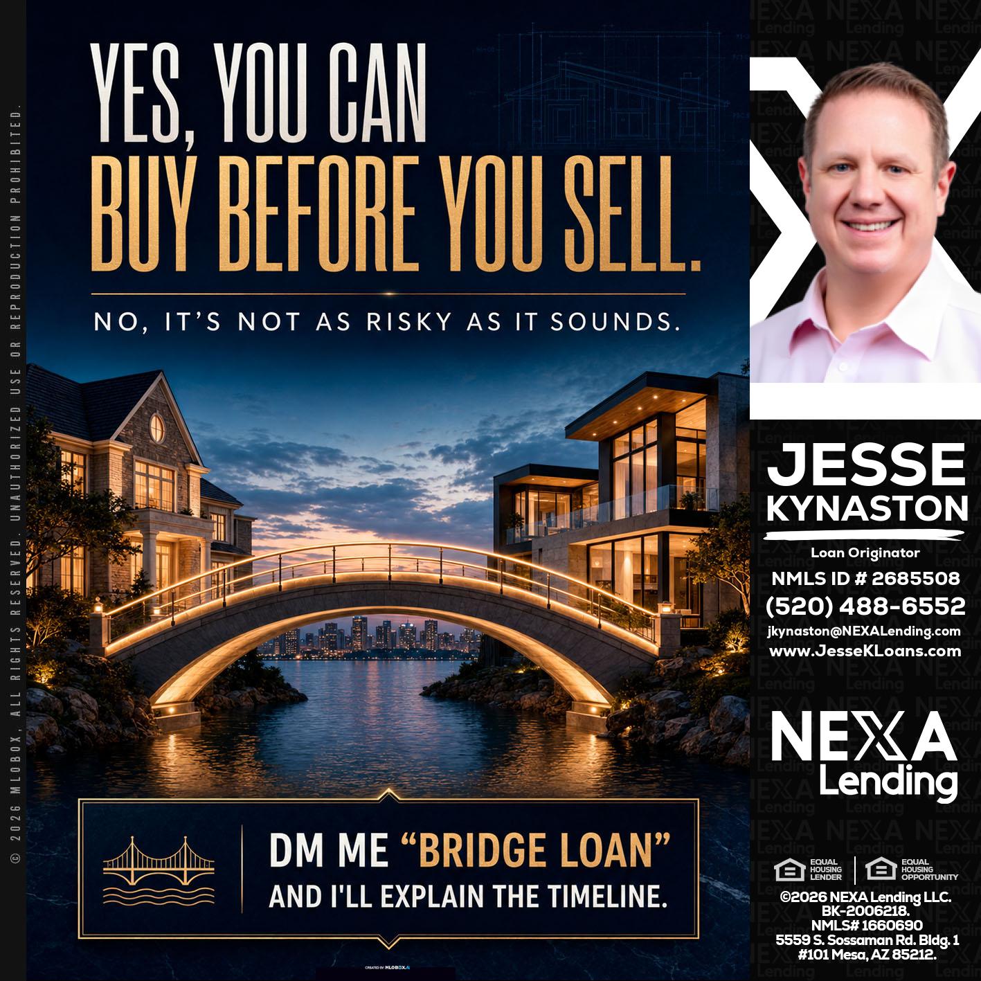 YES, YOU CAN - Jesse Kynaston -Loan Originator