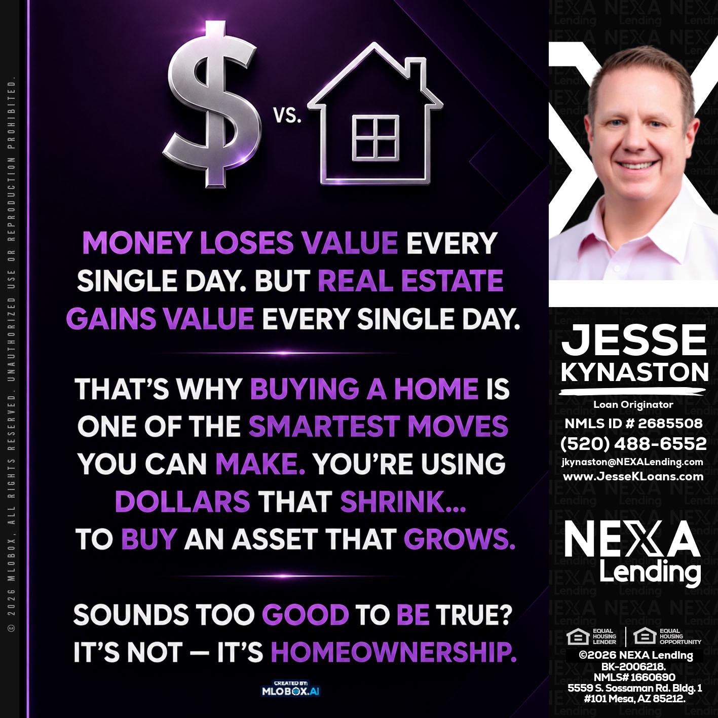 MONEY LOSES - Jesse Kynaston -Loan Originator