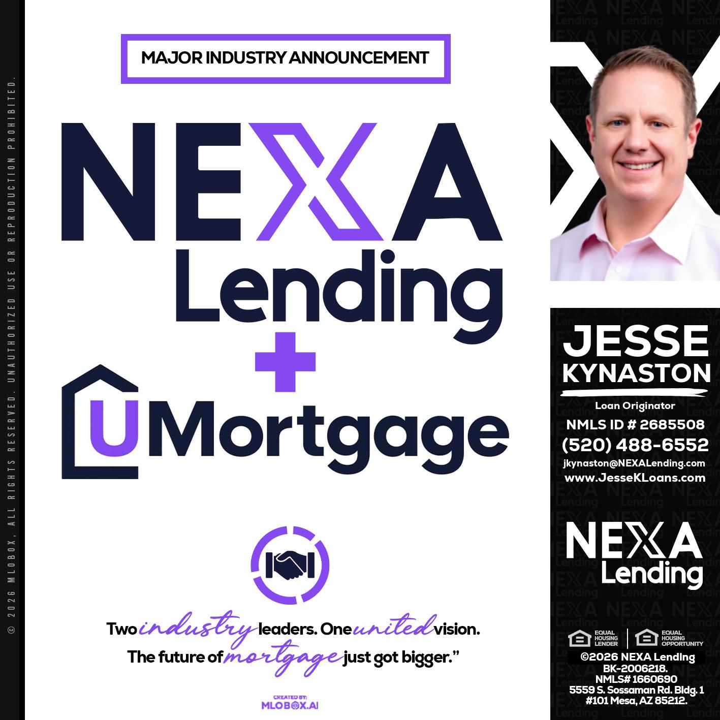 NEXA LENDING U MORTGAGE - Jesse Kynaston -Loan Originator