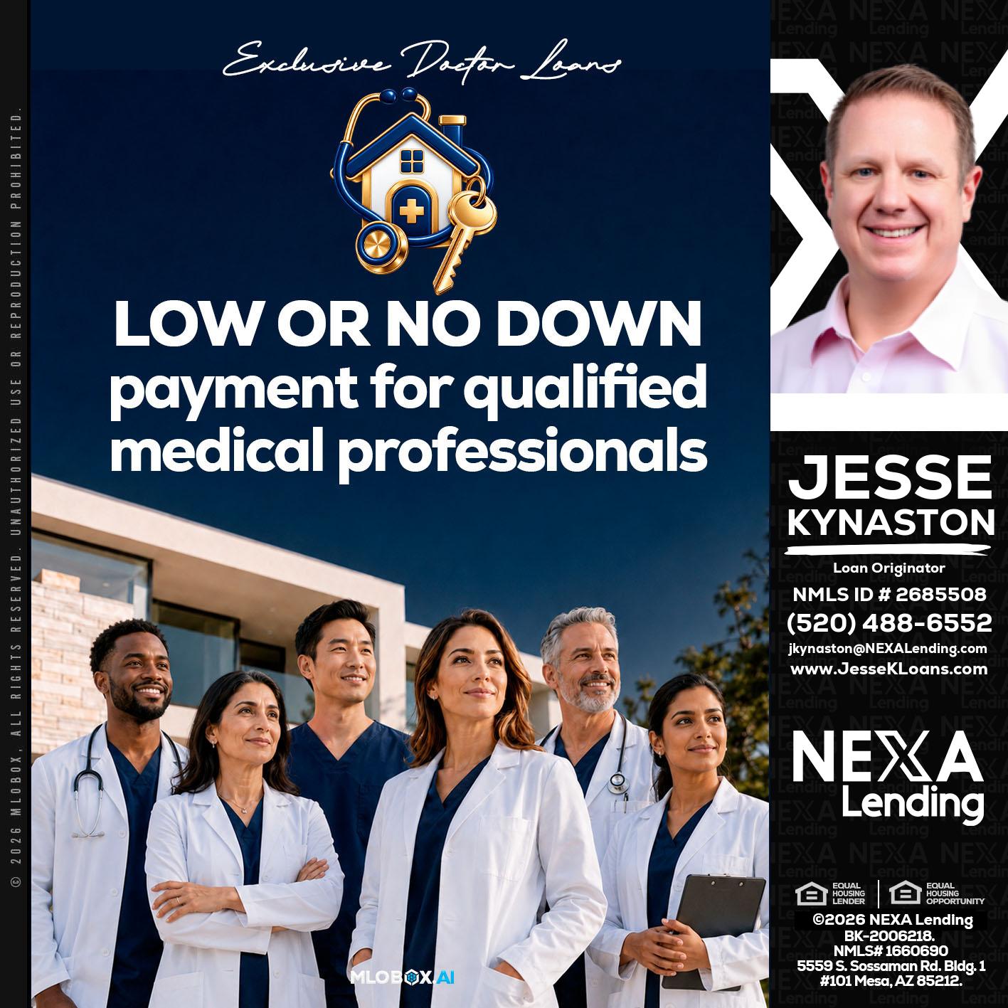 DOCTOR LOANS - Jesse Kynaston -Loan Originator