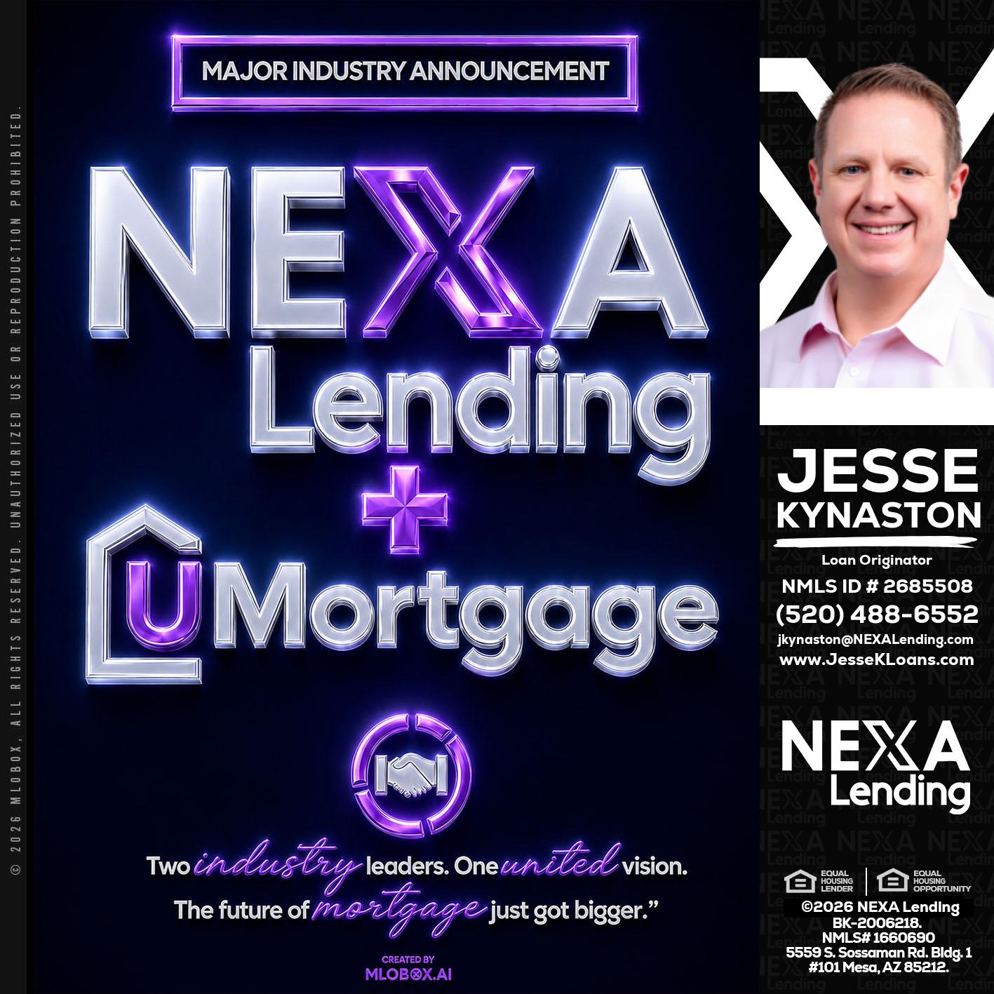 NEXA LENDING U MORTGAGE - Jesse Kynaston -Loan Originator
