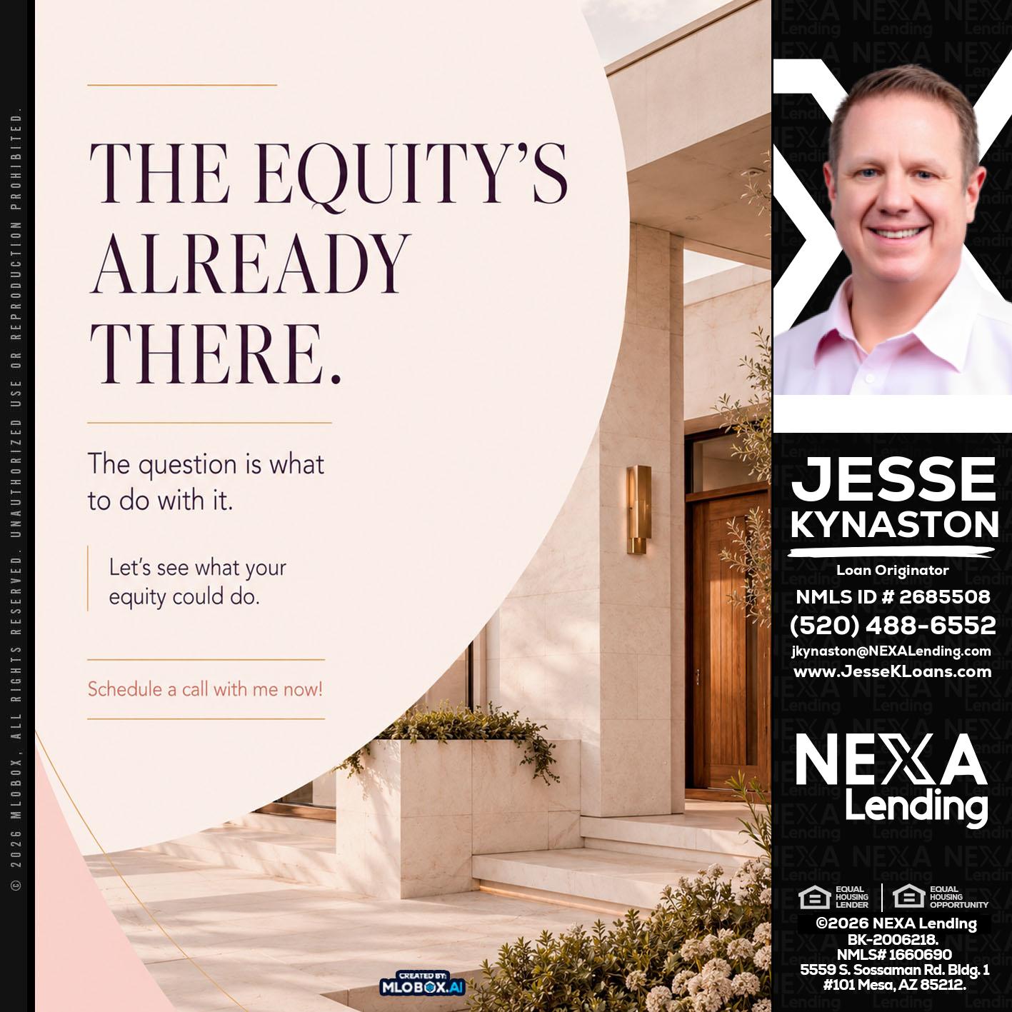 THE EQUITY'S - Jesse Kynaston -Loan Originator
