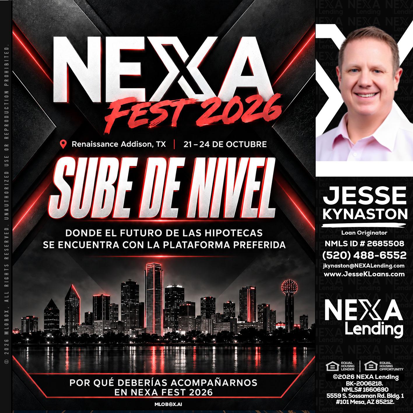 NEXA fest 2026 - Jesse Kynaston -Loan Originator