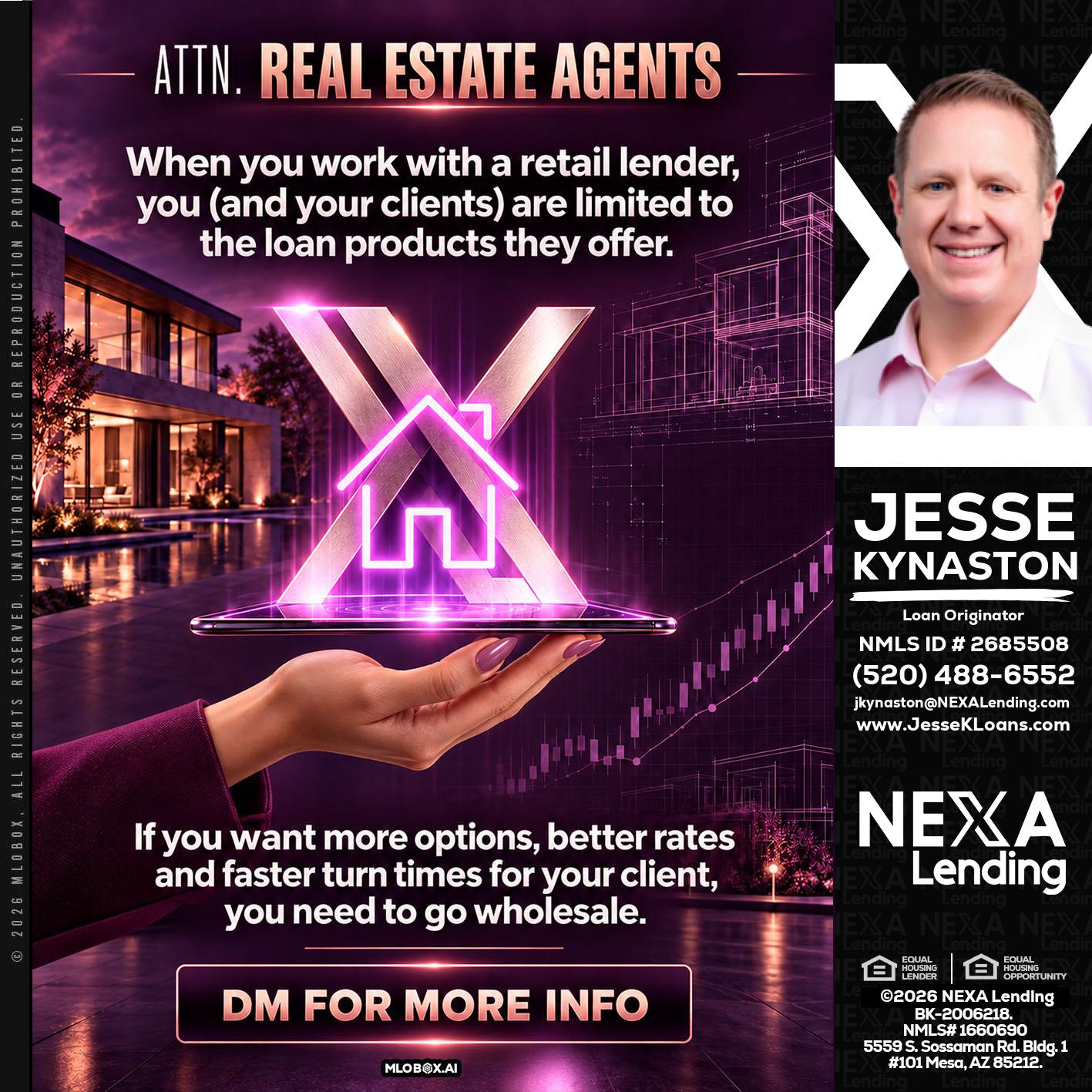 REAL ESTATE AGENTS - Jesse Kynaston -Loan Originator