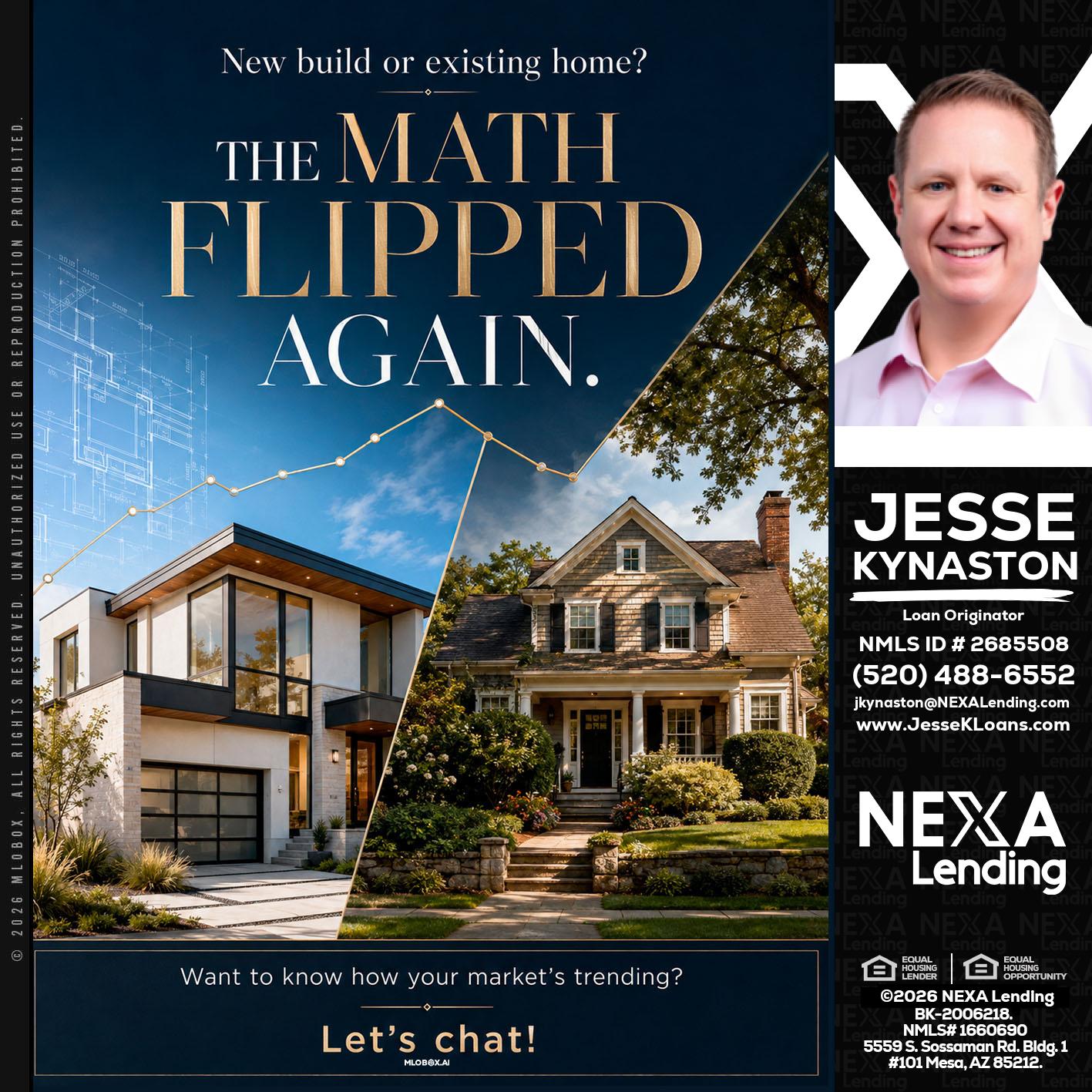 THE MATH FLIPED - Jesse Kynaston -Loan Originator